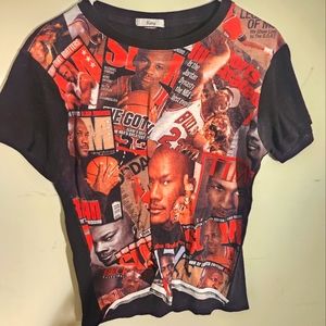 King mens shirt Michael Jordan magazine covers size medium